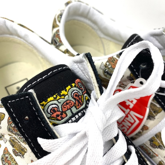 VANS Old Skool Low Top Jaguar Black Men’s Canvas Suede Sneakers Size VN0A5JMIBLK - Picture 8 of 12